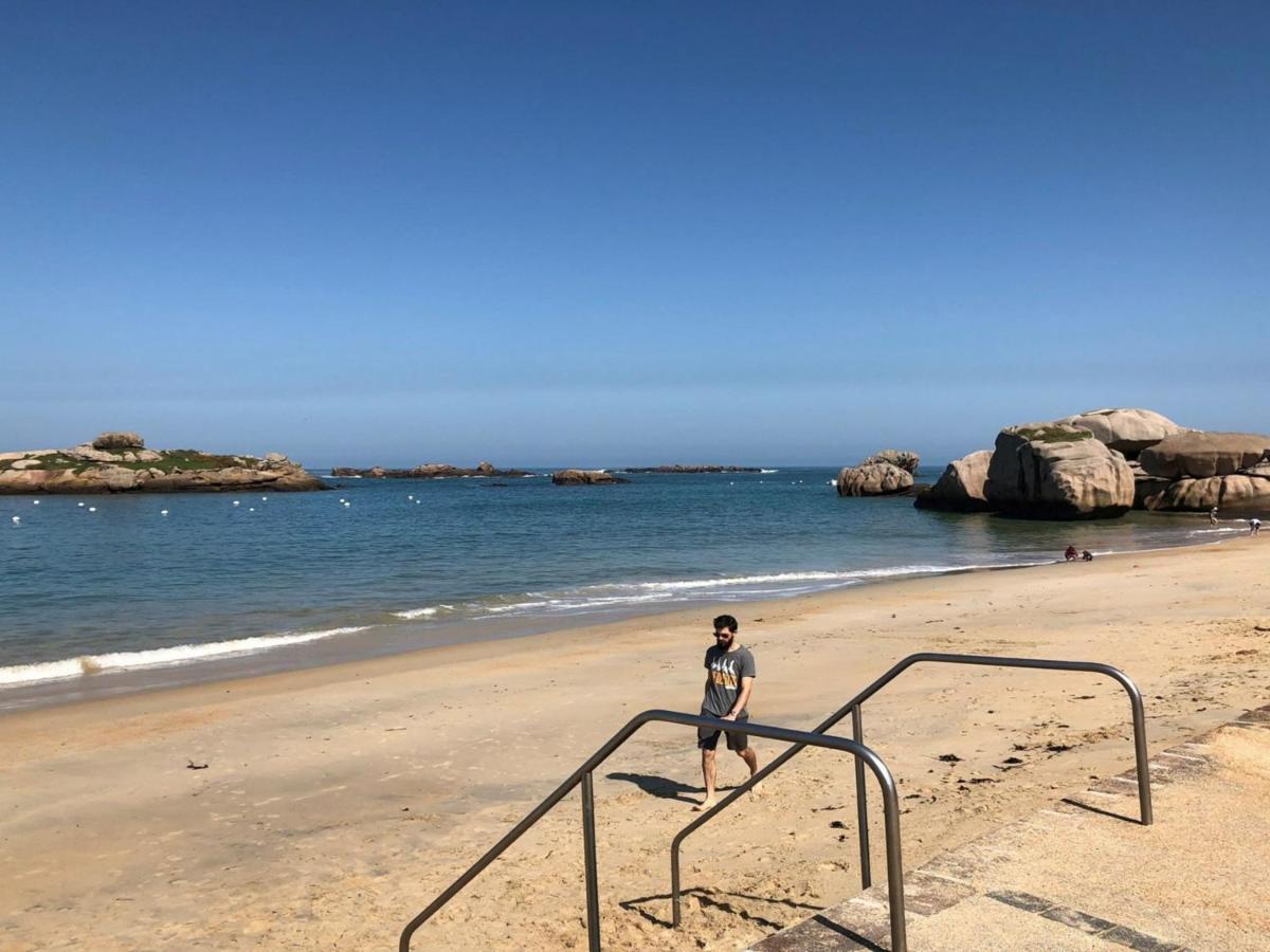 Appartement Spacieux Avec Wifi Et Parking A Tregastel, Proche Plage - Fr-1-368-18 Exterior foto