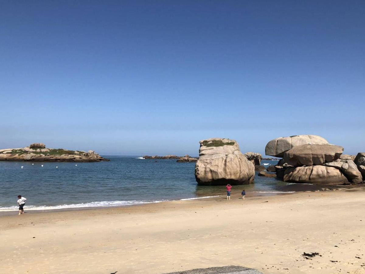 Appartement Spacieux Avec Wifi Et Parking A Tregastel, Proche Plage - Fr-1-368-18 Exterior foto